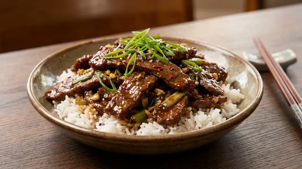 authentic Mongolian Beef recipe