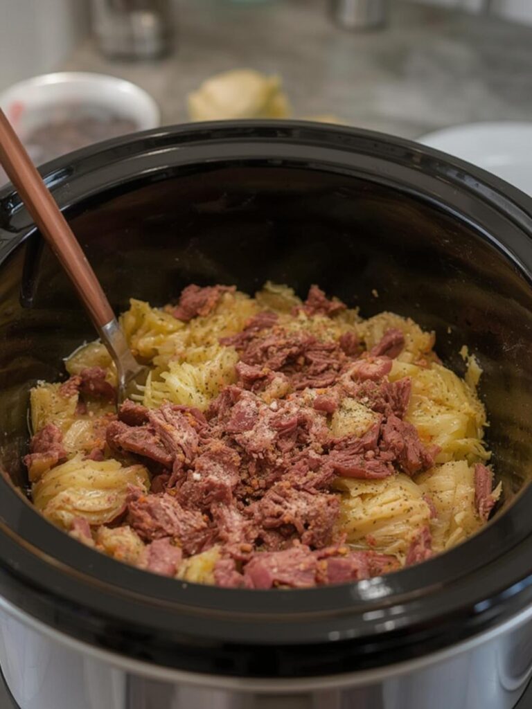 crock pot corned beef and cabbage recipe