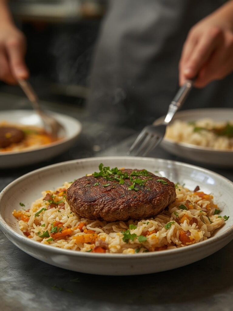 hamburger and rice recipes