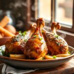 baked chicken drumsticks recipe hero image