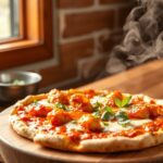 buffalo chicken pizza recipe hero image