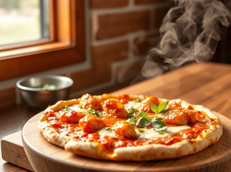 buffalo chicken pizza recipe hero image