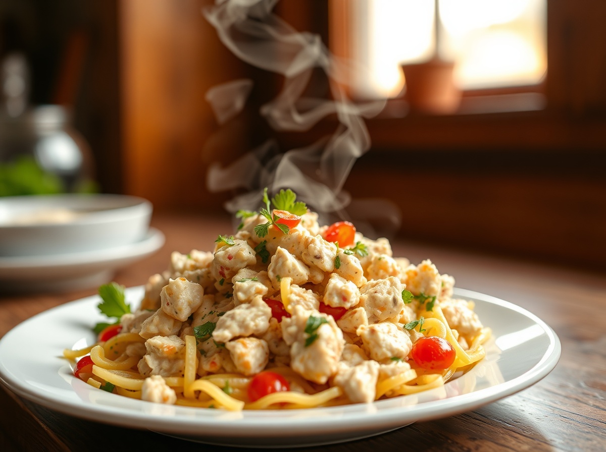 canned chicken salad recipe hero image