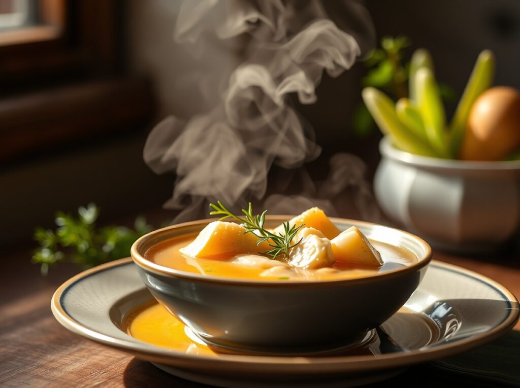 chicken bone broth recipe hero image