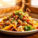 chicken nachos recipe hero image