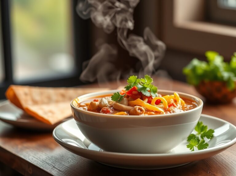 chicken taco soup recipe hero image