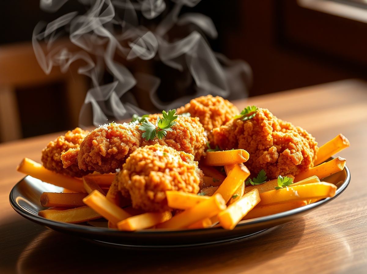 fried chicken fries recipe hero image