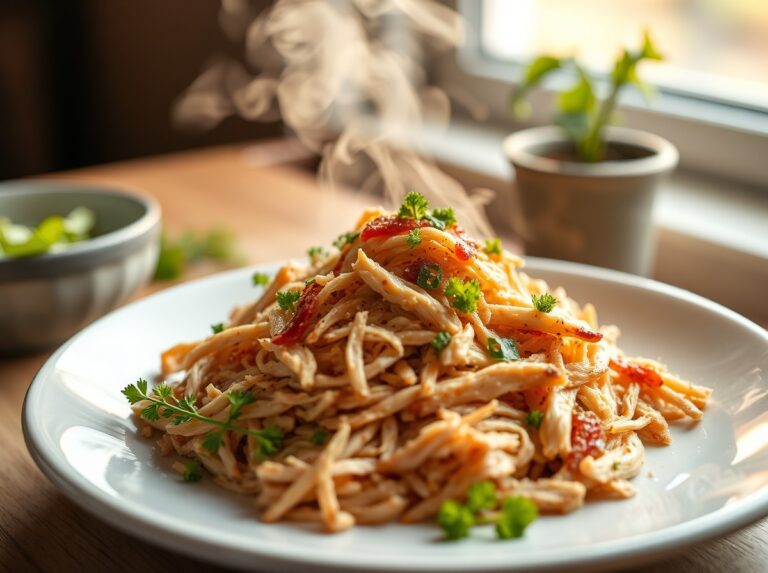 shredded chicken recipe hero image